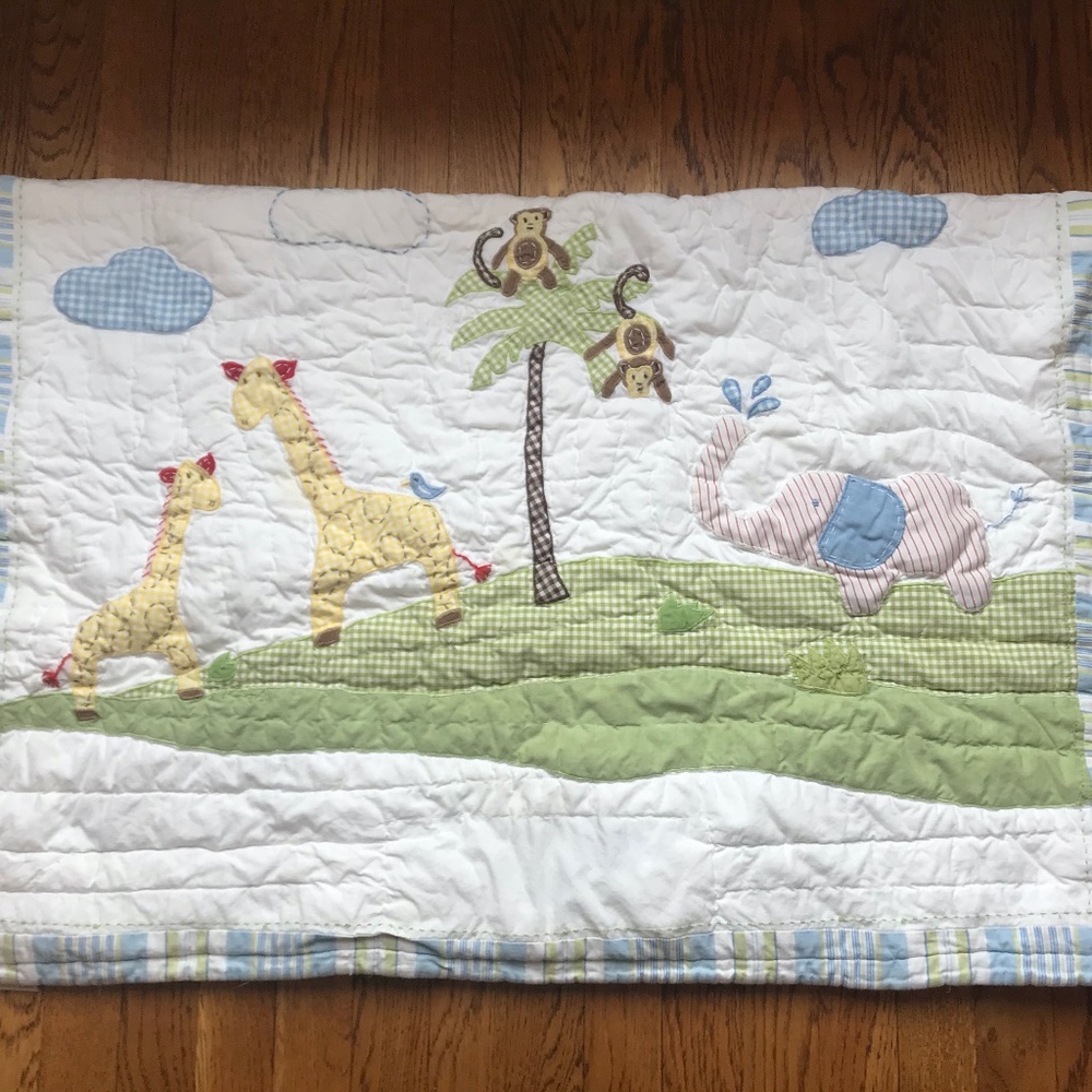Pottery Barn Kids Jungle Friends Nursery Bedding